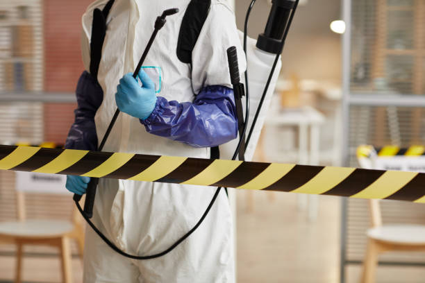 Professional Sewage Cleanup technician working in Columbus, OH